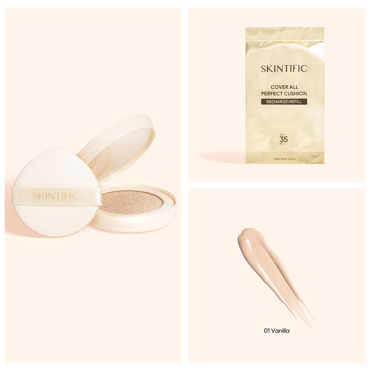 COVER ALL PERFECT CUSHION 24H LONG-LASTING SPF35 PA++++