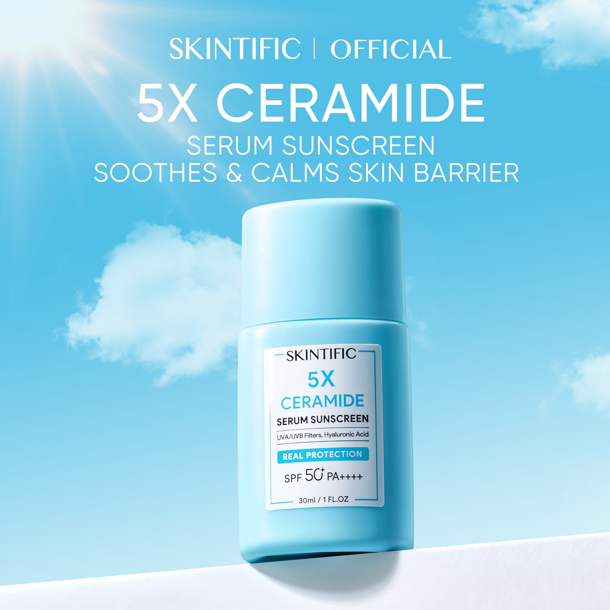 5X CERAMIDE SERUM SUNSCREEN SPF50 PA++++ 30ML